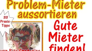 Mietersuche  verlässliche Mieter finden  ProblemMieter aussortieren 33 Tipps  vermietershopde [upl. by Mel]