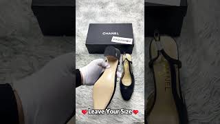 2024 Christmas Gift Real VS Fake Slingbacks leather ballet flats Chanel Heels unboxing [upl. by Ahsemrak]