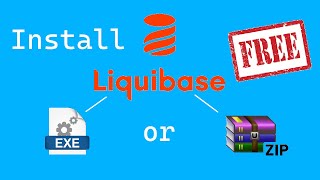 Install Liquibase using installer or archive free edition [upl. by Ettelrats]