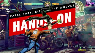 Fatal Fury City of the Wolves  HandsOn – IGN Latinoamérica [upl. by Fatsug]