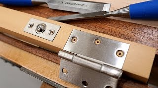 How To Mortise Hinges and other hardware By Hand [upl. by Ettelorahc167]