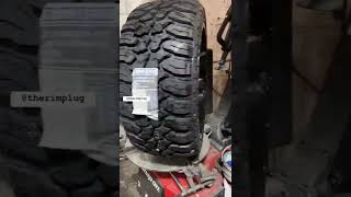 24” 24x12 51 offset 8x170 Vision Spyder Rim and Tire 35x1250r24LT Travelstar Ecopath Mud Terrain [upl. by Diva]