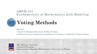 Voting Methods  Part 3 Fairness Criteria  Flaws of Voting Methods  Arrows Impossibility Theorem [upl. by Aixela]