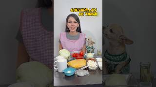 Receta de Quesadillas de Tinga de pollo recetas tinga delicioso [upl. by Aihsi]