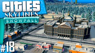 Cities Skylines Snowfall  Part 18 [upl. by Den778]