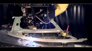 Scansonic Remote Laser Welding  aluminum door process [upl. by Irolam]