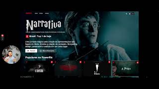 Apresentação criativa em PowerPoint NETFLIX  Template editável para baixar em PPT [upl. by Dnama349]