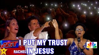 Simon Cowell astonished by Rachels worship performance quotyou are all mattersquotFANTASY TEAM 2024 [upl. by Nytsud]