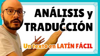 ANÁLISIS y TRADUCCIÓN de un texto FÁCIL 🏛️ 1ª declinación y presente ‹ Curso latín desde cero [upl. by Milo168]