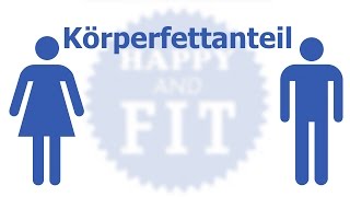 Was ist der optimale KörperfettAnteil [upl. by Allianora]