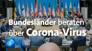 CoronaVirus Konferenz der Ministerpräsidenten [upl. by Ihteerp322]