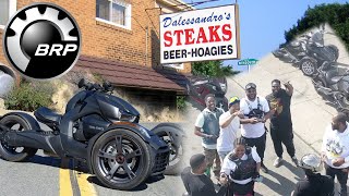 100 Rykers in Philly Dalessandros Steaks Can AM 3xdope Philly Ryker boys [upl. by Ahtan]