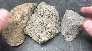 Rock Identification with Willsey Volcanic Rocks andesite dacite rhyolite [upl. by Uyr]