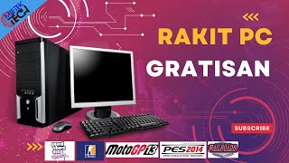 RAKIT PC GRATISAN Kurang Kere Gimanabisa main GTA CSGO PES MOTOGP dan SID MEIER  rakitpc [upl. by Chisholm]