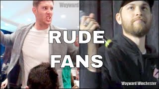 Rude Fans To Supernatural Cast At Conventions Part 2 [upl. by Keppel]