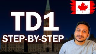 HOW TO Fill a TD1 Form  Canada 2023 [upl. by Samy]