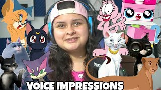 FEMALE ANIMATED CATS VOICE IMPRESSIONS CARTOON ANIME amp VIDEOGAME CHARACTERS [upl. by Ttam190]