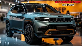 All New 2025 Jeep Compass Unveiled  Enhanced Technology Comfort and Performance [upl. by Ynaffet]