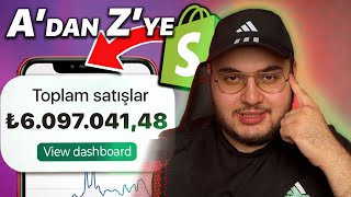 Sıfırdan Adım Adım Shopify Dropshipping Eğitimi Adan Zye [upl. by Atalya]