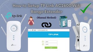 How to setup TPLink AC2600 wifi range extender  TPLink AC2600 wifi extender configuration [upl. by Maxama]