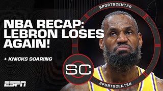 ANOTHER BIG LOSS for the falling Lakers 😮  Knicks are SURGING in January 📈 NBA RECAP  SportsCenter [upl. by Donnamarie971]