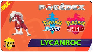 How to Get Lycanroc Night  158 The Isle of Armor Pokedex  Pokemon Sword amp Shield [upl. by Thia680]