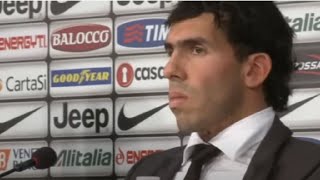 Conferenza stampa di presentazione di Carlos Tevez alla Juventus [upl. by Alair685]