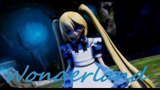 ♥MMD♥ Wonderland Miku DL [upl. by Atirihs]