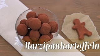 MARZIPANKARTOFFELN selber machen schnell amp einfach auch zum Verschenken  Adventskalender 09 [upl. by Iramohs987]