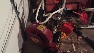 1997 8HP Giant Vac Evaluation and Impeller Removal Part 1 [upl. by Ahsiloc966]