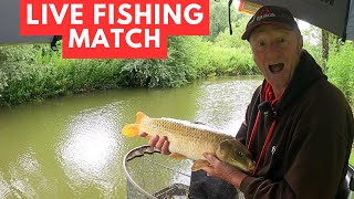 Live Fishing Match Melton Ponds bow Hill Norfolk matchfishinguk [upl. by Garey]