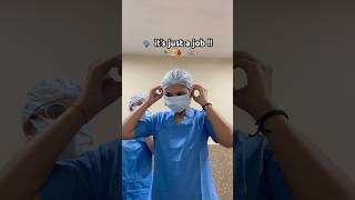 It’s just a job 🩺👩‍⚕️🩸…neet doctor mbbs trending aiims viralvideo doctor medico [upl. by Ahsinam]