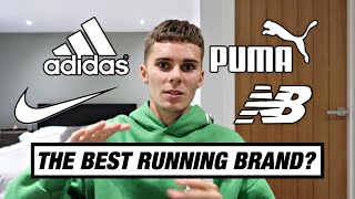 THE BEST RUNNING SHOE BRAND ranking [upl. by Shana]