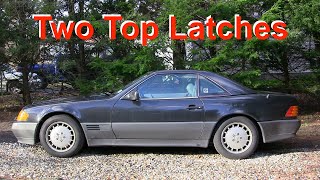 Mercedes SL R129 Two Top Latch Rebuild [upl. by Vittorio]