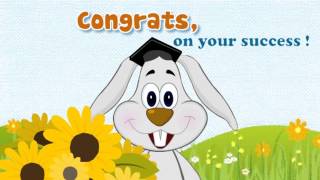 Graduation  Congratulation  Wishes  Ecards  Greeting Cards  Messages  Video  08 01 [upl. by Tamqrah]