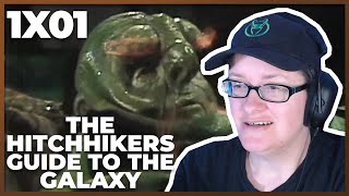 The Hitchhikers Guide To The Galaxy REACTION  Ep 01  Fit The First [upl. by Haissem707]