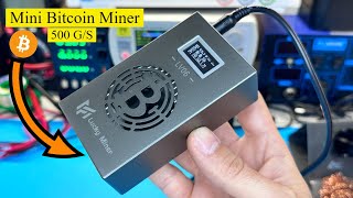 surprising  Mini Bitcoin Miner 500gs Hashrate Lucky Miner LV06 [upl. by Alley]