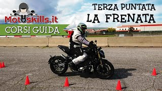 Moto  Corso di Guida Sicura  3  La Frenata [upl. by Bertsche]