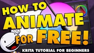 How To Animate in Krita for Beginners  FREE ANIMATION SOFTWARE [upl. by Eimareg]