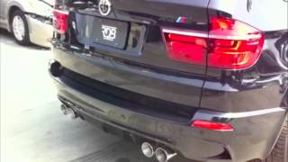 RDB LA BMW X5M with Velos Tune and Meisterschaft Exhaust [upl. by Nodgnal]