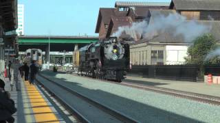 UP 844 Departs Sacramento October 4 2012 [upl. by Eiddet]