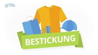 Bestickung Wie kommt Ihr Logo auf den Werbeartikel [upl. by Ettezus]