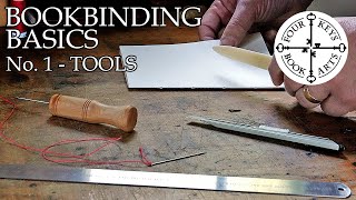 Bookbinding Basics Chapter 1  Basic Tools  Easy Options to Get Started Bookbinding [upl. by Ardet469]