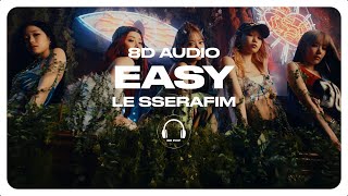 LE SSERAFIM 르세라핌  EASY 8D AUDIO 🎧USE HEADPHONES🎧 [upl. by Blanka]