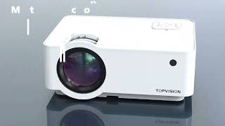 TOPVISION Portable Mini Projector T6 [upl. by Boru]