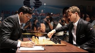 World Chess Championship 2013 Game 2 Vishy Anand vs Magnus Carlsen  CaroKann Defence [upl. by Wagshul]