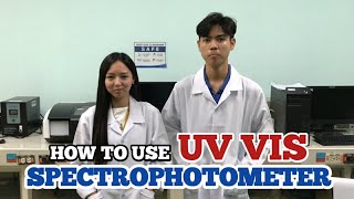 UV Vis Spectrophotometer  Quick Guide On How To Use [upl. by Aihtnamas]