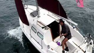 Nordica Halman Sailboat Sailing with Kitecam footage [upl. by Pebrook705]