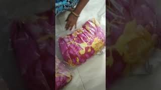 Flipkart 2 pillow unboxingshortsvideo meesho shortshorts shortvideo [upl. by Ydnim153]