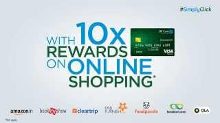 SimplyClick SBI Card  A Credit Card for the Generation that Shops Online [upl. by Hadik]